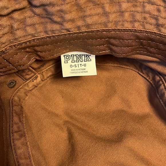 NWOT Victoria's Secret PINK Brown Bucket Hat. - Picture 4 of 4